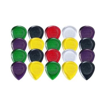 Imagem de Palhetas De Guitarra Em Forma De Gota De Água Em ABS, 5/10/20 Peças, A