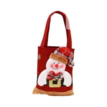 Imagem de Bolsas De Presente De Natal 1-20PCS, Sacolas De Mão, Sacolas De Doces,