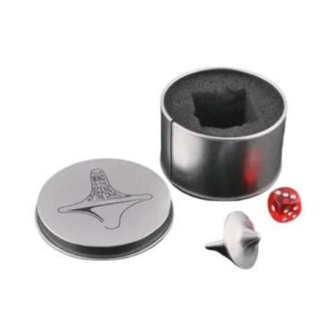 Imagem de Pião De Metal Giratório Temático Do Filme Inception, Brinquedo De Dedo