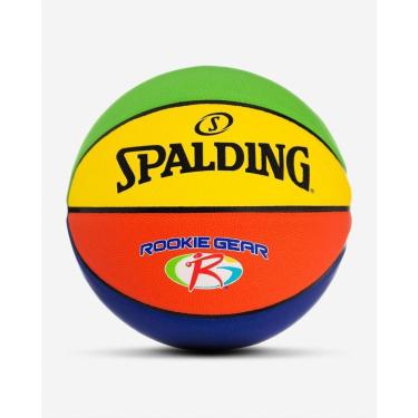 Imagem de Bola De Basquete Spalding - Rookie Gear - Borracha - Amarela/Azul - Tam 5-Unissex