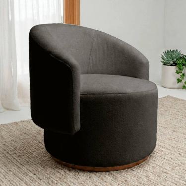 Imagem de Poltrona Decorativa Orgânica Espanha Sala e Recepção Bouclê