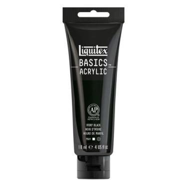 Imagem de Tinta Acrilica Basics 118ml Liquitex Escolha a Cor, 038 IVORY BLACK