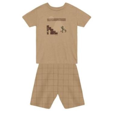 Imagem de Conjunto infantil menino de cacto Mundi-Masculino