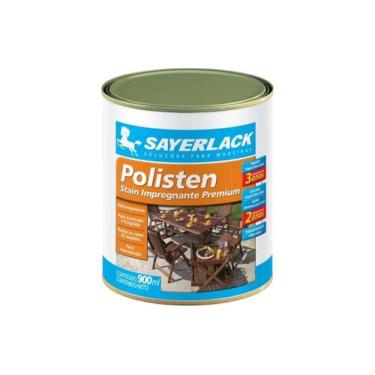 Imagem de Verniz Stain Impregnante Premium Acetinado Polisten Mogno 900ml - Saye