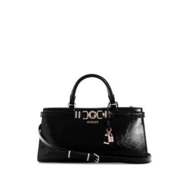 Imagem de Bolsa Guess Cirene Triple Comp Satchel Preto - TG966806-Feminino