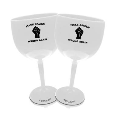 Imagem de Kit 2 Taças Gin Brancas Personalizadas Make Wrong