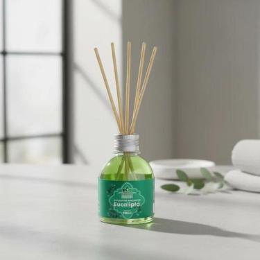 Imagem de Difusor Varetas Aromatizador Ambientes Fragrância Aroma Eucalipto 280m