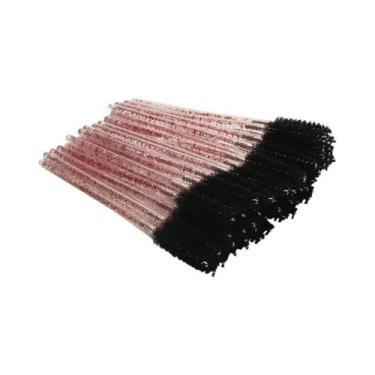 Imagem de Pincéis De Maquiagem Para Cílios Crystal, 100-200 Peças, Microbrush, P
