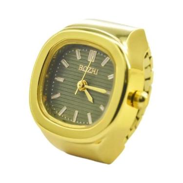 Imagem de Relógio De Quartzo Unissex Com Mostrador Quadrado, Criativo, Com Caixa