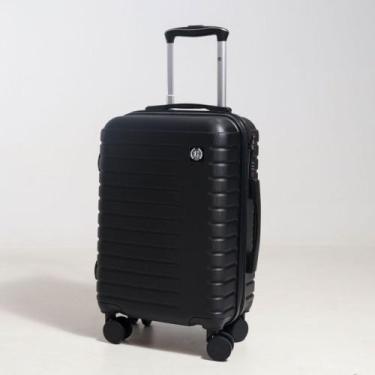 Imagem de Mala De Bordo pequena viagem Padrão Anac 10 Kg Rodas duplas 360 ABS Cr