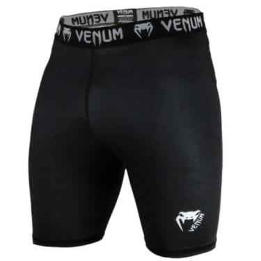 Imagem de Short Compressão Mma Venum Basic Black Submission Treino Fight Academi