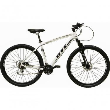 Imagem de Bicicleta Aro 29 Gti Roma Alumínio 21v Freio A Disco Hidráulico Garfo Com Suspensão - B...
