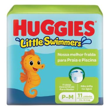 Imagem de Fralda Huggies Little Swimmers P/M 11 Unidades