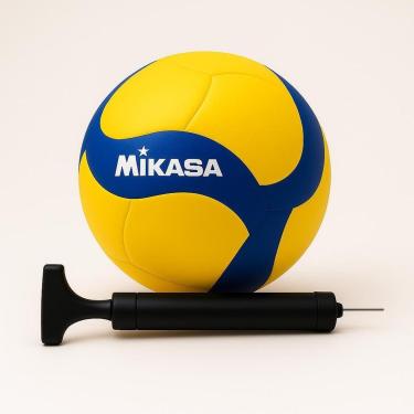 Imagem de Bola de Vôlei de Quadra Mikasa V360W Fivb e Bomba de Ar-Unissex