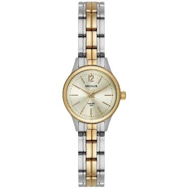 Imagem de Relógio Seculus 44195LPSVBA2 Feminino 22mm Aço Inox com Bolsa-Feminino