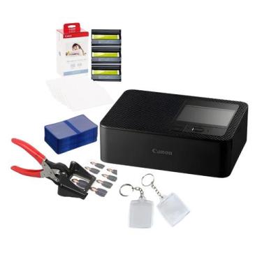 Imagem de Impressora Canon Selphy CP1500 + 108 Fotos + Cortador + Chaveiros 3x4 