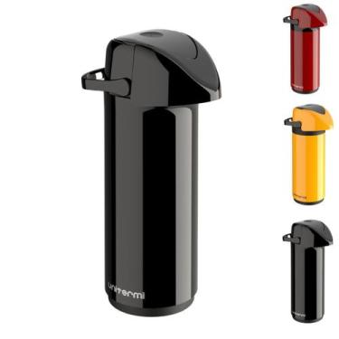 Imagem de Garrafa termica anti pingo cafe cha verona 1,8l unitermi, PRETA