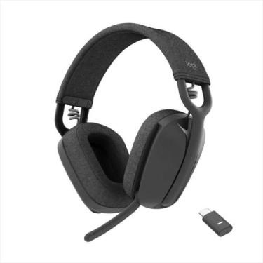 Imagem de Headset Zone Vibe Wireless UC Logitech, Cinza