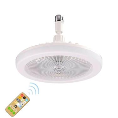 Imagem de Lâmpada Ventilador Pequeno Teto E27 Led 30W Branco Bivolt - VENTILADOR