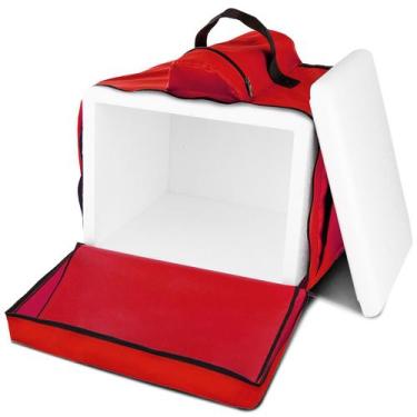 Imagem de Mochila Térmica Entregador 45 Litros Pro Tork Delivery Marmitas Pizza 