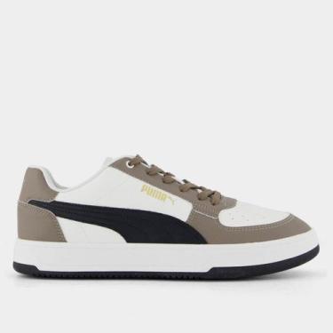 Imagem de Tênis Puma Caven 2.0 Bdp Masculino, Branco, Marrom, 44