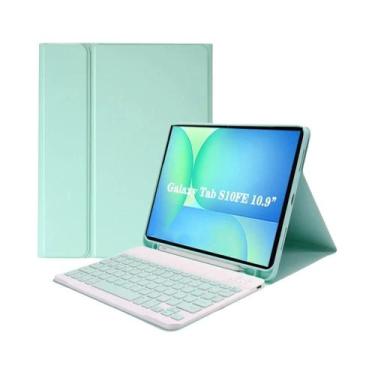 Imagem de Capa Com Teclado Para Samsung Galaxy Tab S10 FE 10.9 Polegadas SM-X520