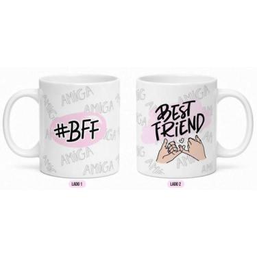 Imagem de Caneca BFF Amigas  Minha Best Friends  Melhor Amiga Caneca  Cerâmica P