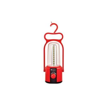 Imagem de Lampião Com 40 Leds Recarregável 2800mAh 8W Portátil Bivolt - Dp, Verm
