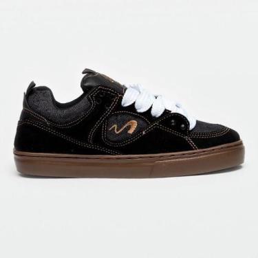Imagem de Tênis Tesla Fusion Black Gum, Preto, 37