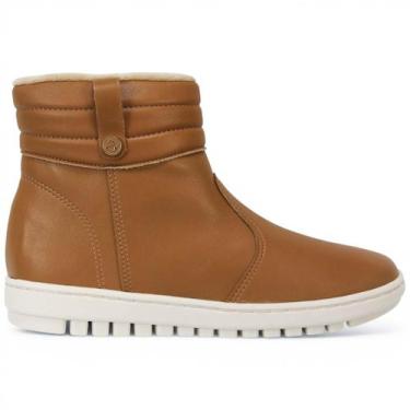 Imagem de Bota Cano Curto Piccadilly Conforto Térmico 937012 Feminino, Mascavo, 