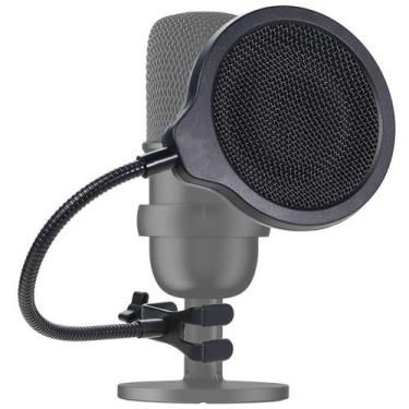 Imagem de Filtro Pop YOUSHARES HyperX SoloCast Mic 4 polegadas e 3 camadas de me
