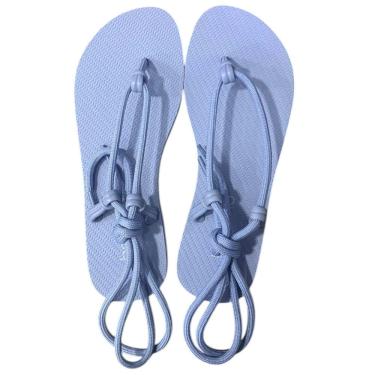 Imagem de Sandália Rasteira Chinelo De Dedo Amarrar Beira Rio 8449905