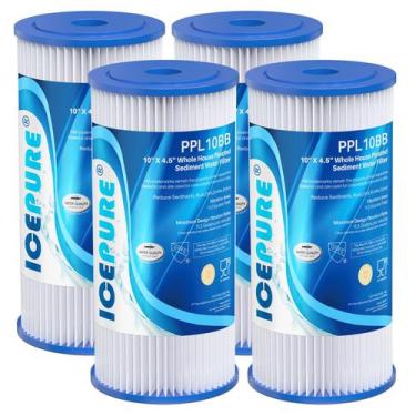 Imagem de Filtro de água ICEPURE 10x4,5" 20 mícrons para GE, Culligan