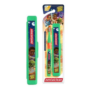 Imagem de Escova Dental Infantil Young Jedi Star Wars Com Estojo Macia - Dental 