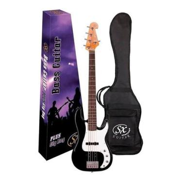 Imagem de Contra Baixo 5 Cordas Sx Spb62+5 Precision Bass Bk Com Bag