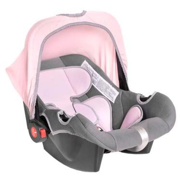 Imagem de Cadeirinha De Bebês Para Carro 13 Kg Cinza E Rosa - Styll Baby
