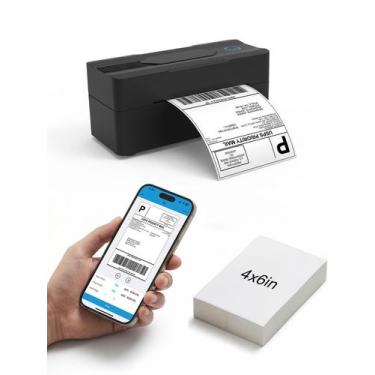 Imagem de Impressora térmica de etiquetas Forc 4x6 com Bluetooth sem fio