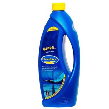 Imagem de Redutor de Ph e Alcalinidade para Piscina Neoph Redução do Ph e Alcalinidade Total Ação Rápida Transparente Neoclor 1L