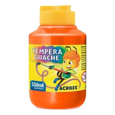 Imagem de Tempera Guache 250ml Laranja Acrilex