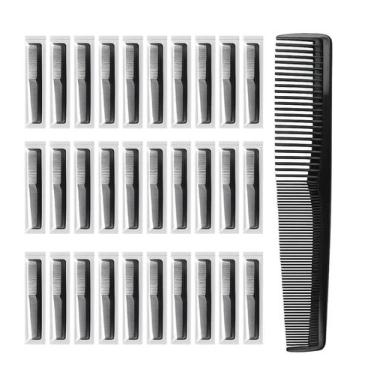 Imagem de Pente de Cabelo Etenpo 200 Unidades 17 cm Preto Descartável