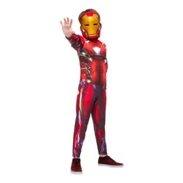 Imagem de Fantasia Homem De Ferro Iron Man Longa Infantil Guerra Civil