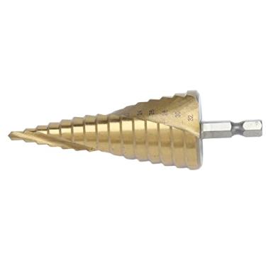 Imagem de Broca escalonada, furadeira escalonada Múltiplos furos intensificados 1/4 pol. Hex Shank Multi Tamanho 2 Remoção de Chip para amantes de DIY para Cobre para Plástico