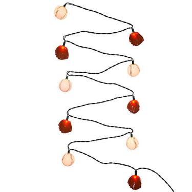 Imagem de Kurt Adler Conjunto de bola e luva UL com 10 luzes