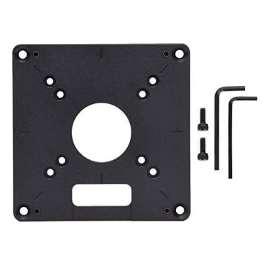 Imagem de Placa de inserção de liga de alumínio, 120 x 120 mm, acessórios universais para máquina de aparar