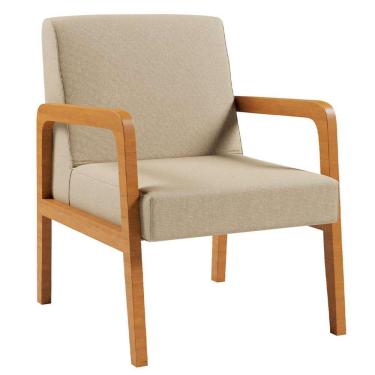 Imagem de Poltrona Ottawa Linho Bege