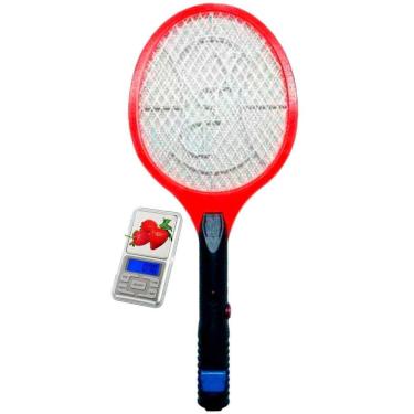 Imagem de Raquete Elétrica Bivolt Mata Mosquito Recarregável