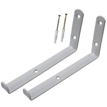 Imagem de Mão Francesa Suporte Prateleira Invertido 25 cm 1 Par