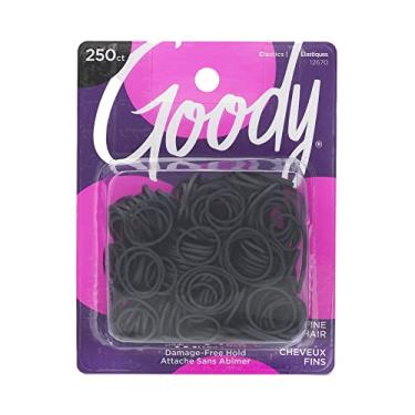 Imagem de Goody Ouchless – 250 unidades, preto – cabelo fino – acessórios de cabelo para estilizar com facilidade e manter seu cabelo seguro – perfeito para penteados divertidos e exclusivos – sem dor