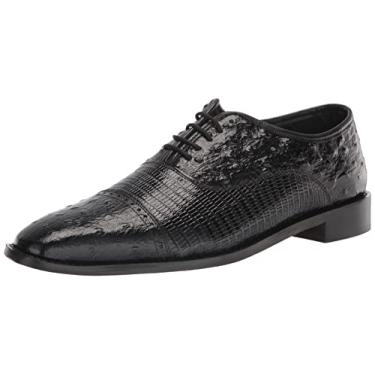 Imagem de STACY ADAMS Sapato Oxford masculino Rodano, Preto, 10 Wide