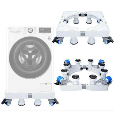 Imagem de Suporte,Carrinho P/Lavadora/Lava E Seca Samsung,Brastemp,Lg